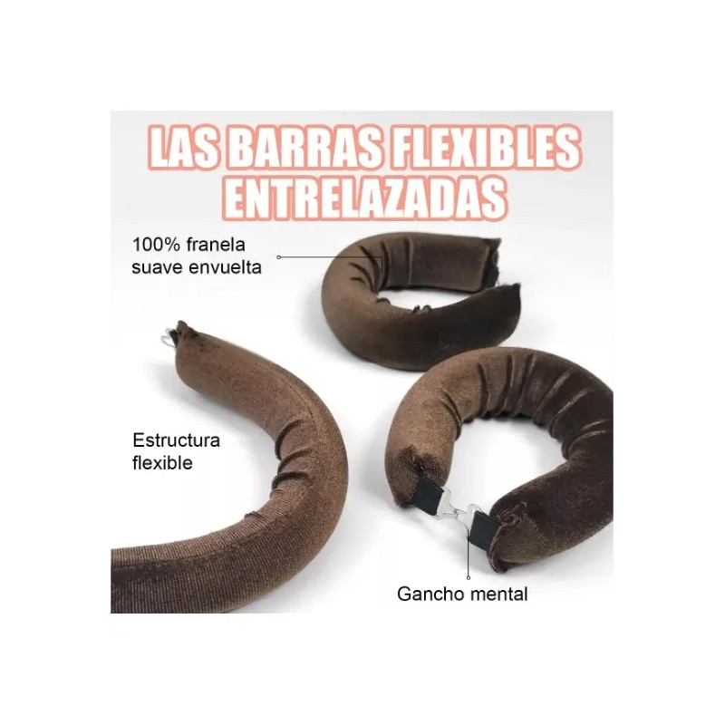 4pzs Rizador De Cabello Heatless Curls,rulos Para Cabello