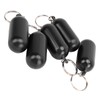 Tnfeeon Floating Keychain, ABS Pill Shape, Bright Colour, 5 Pieces