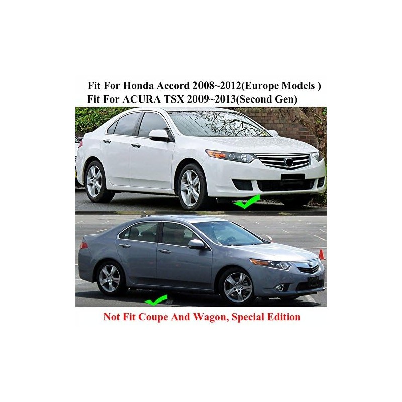 XUKEY Auto Molded Splash Guards for Acura TSX 2009 2010