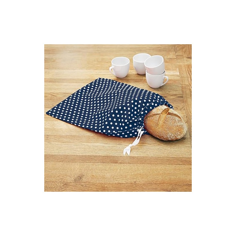 3 PAGEN® Bread Bag Blue/White - Bread Bag Preserves Freshness