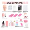 Kit Profesional de Extensiones de Pestañas con Maniquí de Práctica