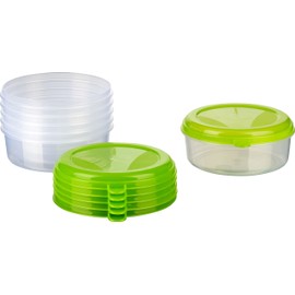 MiraHome food storage containers, freezer containers, green, Austrian quality