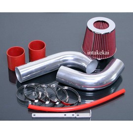 PERFORMANCE COLD AIR INTAKE KIT + FILTER FOR 2010-2013 KIA FORTE 2.0 2.0L / FORTE KOUP 2.4 2.4L L4 ENGINE (ONLY fit model without Fog Lights) (RED)
