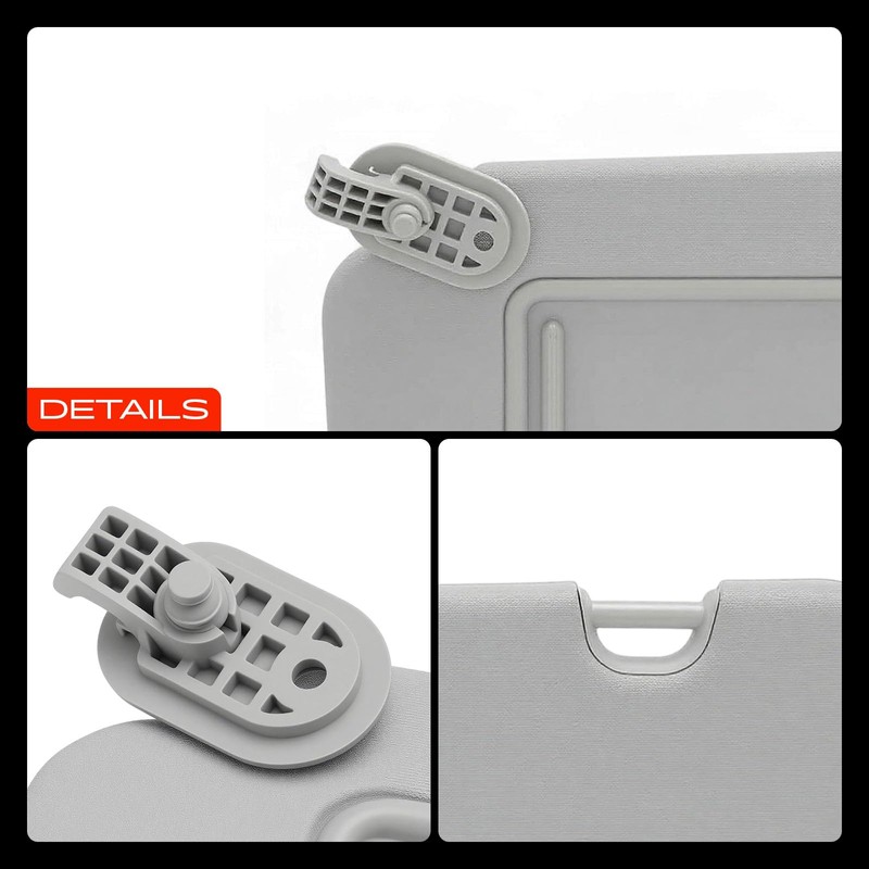 A-Premium Driver Left Side Sun Visor Compatible with Hyundai Elantra