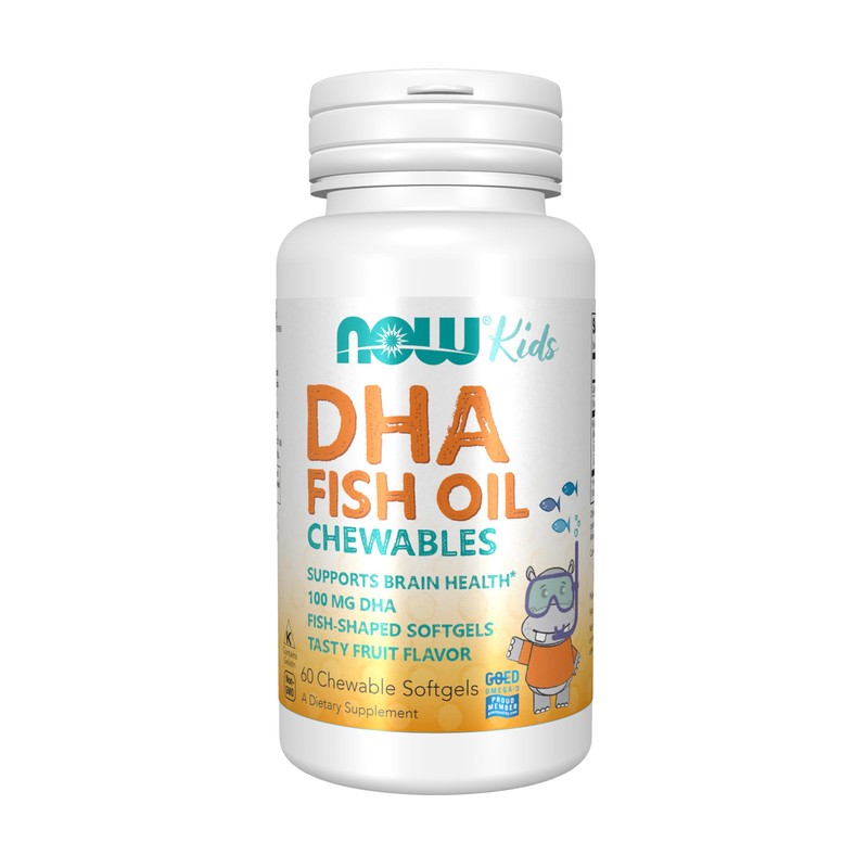NOW DHA Kids Chewable,60 Softgels