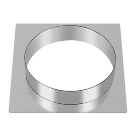 Mineye 10" Inch Duct Connector Flange, Galvanized Steel Duct Flange for HVAC Connector, Square Spigot Wall Plate, Dryer Vent Adapter and Mounting Plate, HVAC systems, Airflow Management