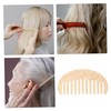 VICASKY Curly Hair Detangling Comb Static Wide-tooth Teasing Comb for