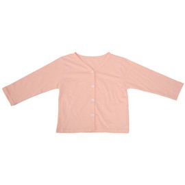 Long Sleeve Cardigan Summer ButtonDown Soft Cotton Cardigan for Little Baby Girls(Pink 100cm)