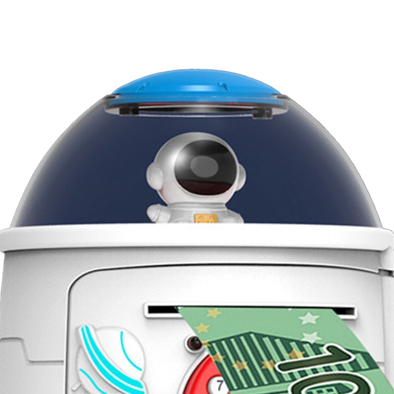 Rocket Piggy Bank Password Cute Coin Bank Intelligent Voice Reminder