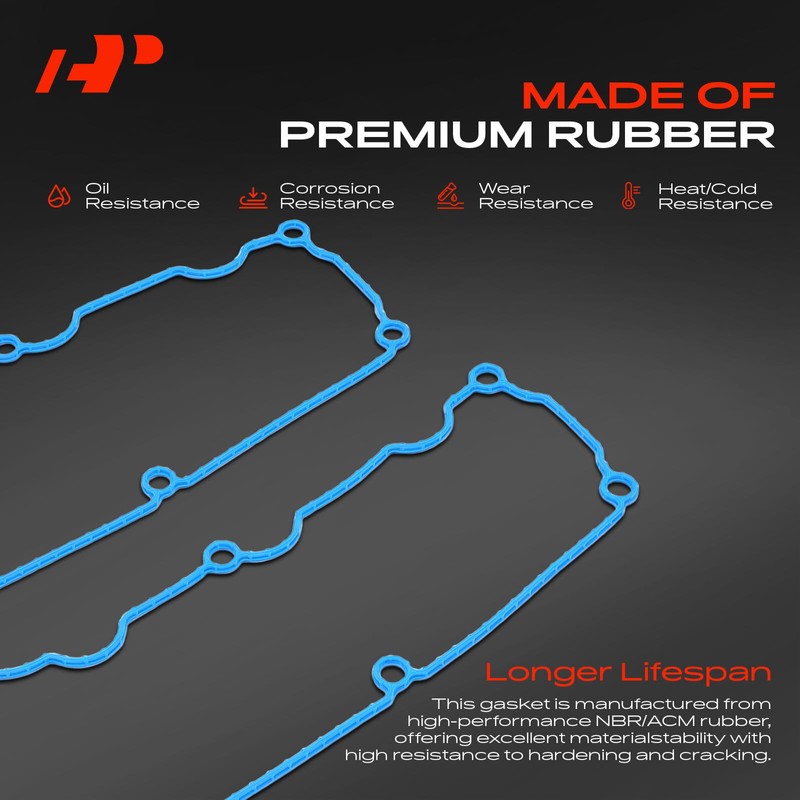 A-Premium Engine Valve Cover Gasket Set Compatible with Ford, Land