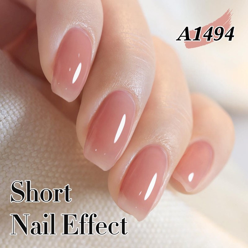Double Rhythm 0.50 OZ Translucent Gel Polish Same Color Same