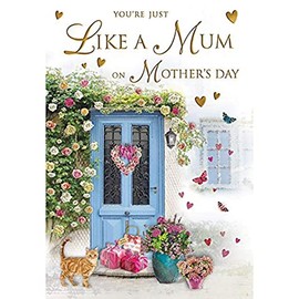 Regal Publishing Traditional Mother's Day Card Like A Mum - 9 x 6 inches,White