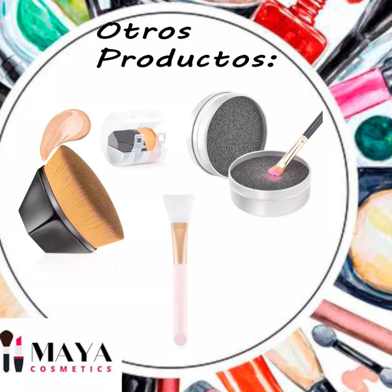 Maya Kit Brochas Contorno Brocha Kabuki Paleta Contorno Bissu