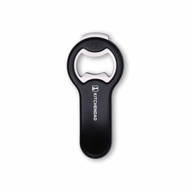 KITCHENDAO 2 in 1 Magnetic Beer Bottle Opener for Fridge and RV with Cap Catcher - Pop Can Soda Can Opener, Stick to Refrigerator for Easy Storage with Magnet, Gift for Men Husband Father