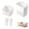 VrotQyn 3 Pcs Utensil Drying Rack Universal Cup Silverware Utensil