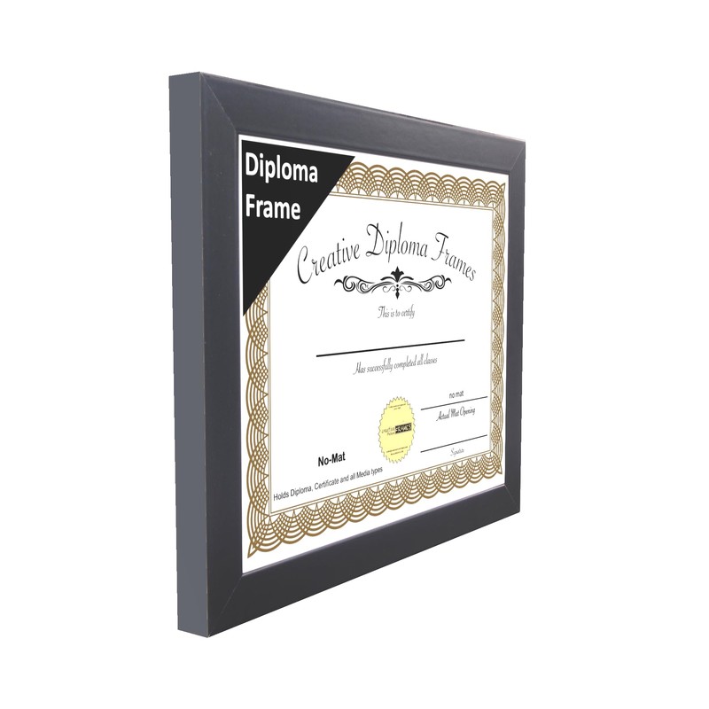 Creative Picture Frames 11x14 Diploma Frame Exact - No Mat,