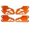 MZ-STORE Motorcycle CNC Aluminium Front and Rear Footrest Protector Heel