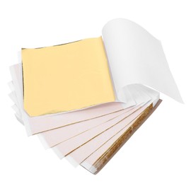 TEHAUX Leaf Flakes Foil Sheets Glitter Flakes Metalic Tissue Paper Imitation Foil Paper