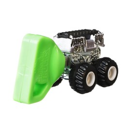 Mini Collectible Die-Cast Metal Hot-Wheels Monster Trucks Mystery Box - 5 Alarm Fire Truck Vehicle ~ Unopened, Identified Mystery Package ~ Includes Truck, Launcher and 2 Stickers