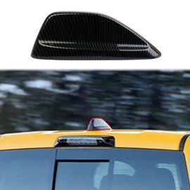 Korlot Carbon Fiber Shark Fin Shape Roof Antenna Cover Decor Trim for Dodge Ram 1500 2500 3500 2019-2025