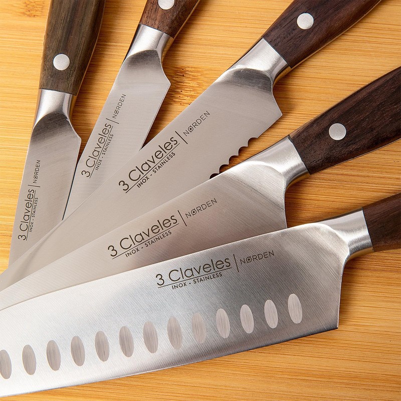 Cuchillo Forjado Santoku Diameter 17.5 cm - 7 Inches E