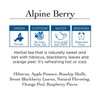 Two Leaves and a Bud Alpine Berry Herbal Tea Bags,