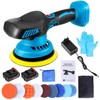 Cordless Buffer Polisher,Car Polisher Tool Sets 21V 2000mAh Lithium Battery