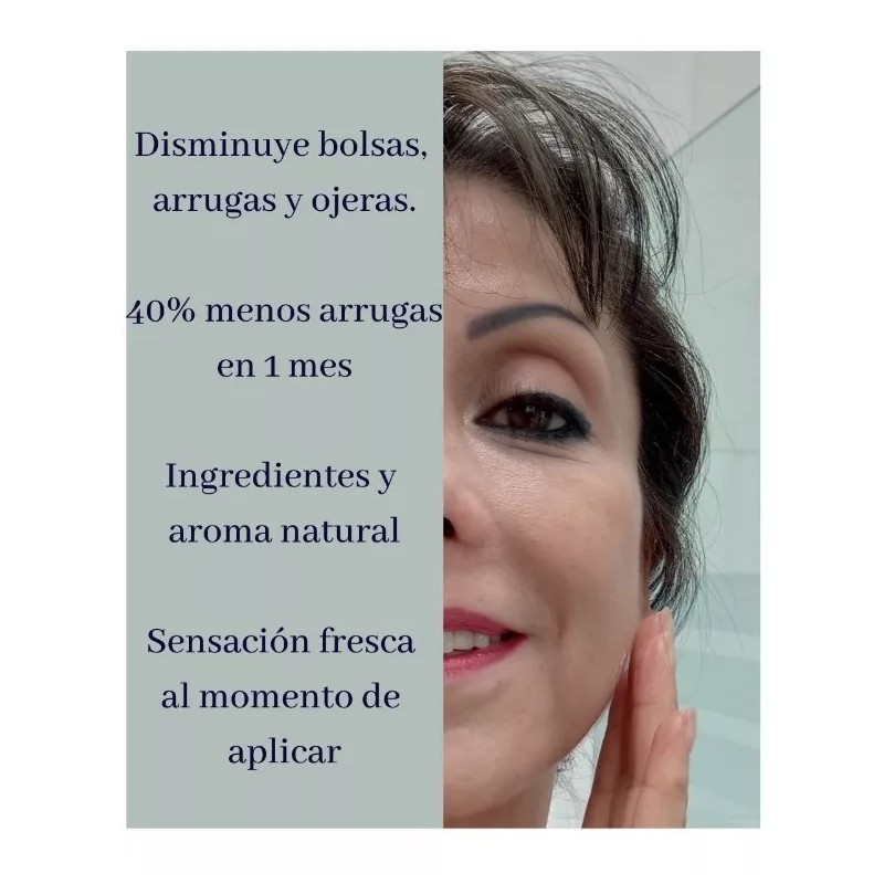 Belle y Lo Crema Contorno De Ojos Retinol, Ácido Hialurónico