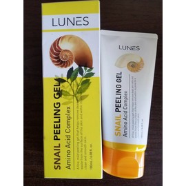 LUNES SNAIL PEELING GEL AMINOACID COMPLEX HELPS REMOVE DEAD SKIN 6.08 FL OZ 180