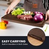 Walnut Wood Cutting Board for Kitchen with Deep Juice Groove