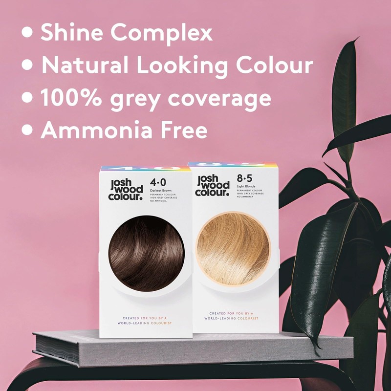 Josh Wood Permanent Colour 7.0 (Lightest Brown) Celebrity-approved ammonia-free -