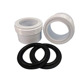 Set of (2) Hot Tub Spa 1 1/2" Slip X 1 1/2" Heater Union with Gasket