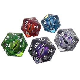 Polyhedral Dice Resin Play Dice Poker Party Game Toy Table Board Game
