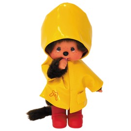 BANDAI - Monchhichi - Plüschtier Monchhichi Gewachst Gelb - Ikonisches Affenkuscheltier der 80er Jahre, Superweiches Kuscheltier 20 cm für Kinder - Spielzeug für Kinder ab 2 Jahren - SE22117