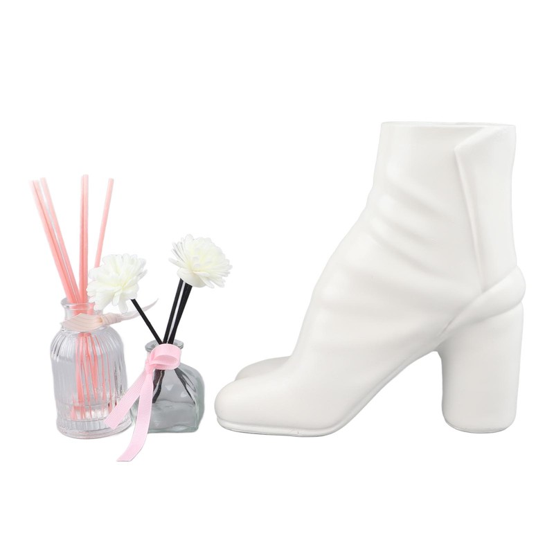 High Heel Shoes Flower Vase Realistic Wearproof Interesting High Heels