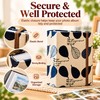 6-Inch Photo Album for Family Memories – 200-Pocket Fabric Cover