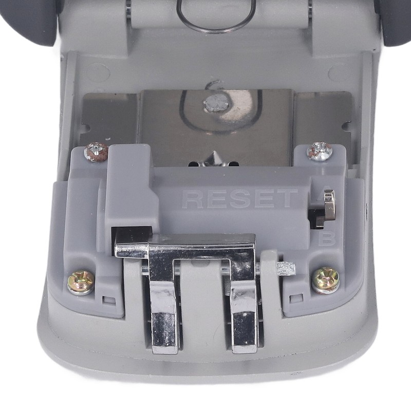 Key Lock Box Curved Aluminum Alloy Large Size Grey Wall