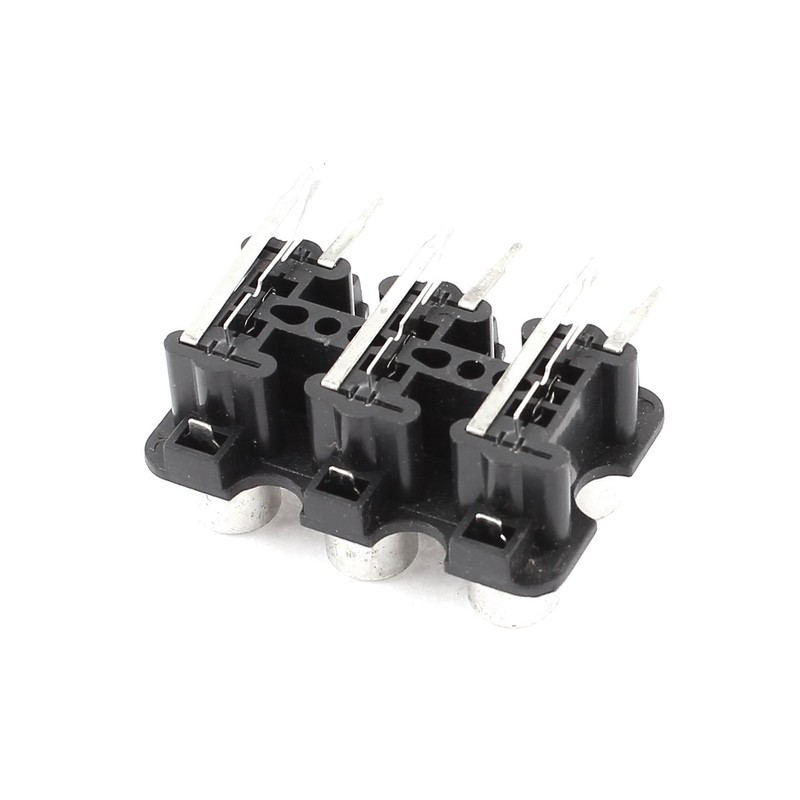 Aexit 2pcs (Terminal, connector) 6 Position Stereo Audio Video Jack