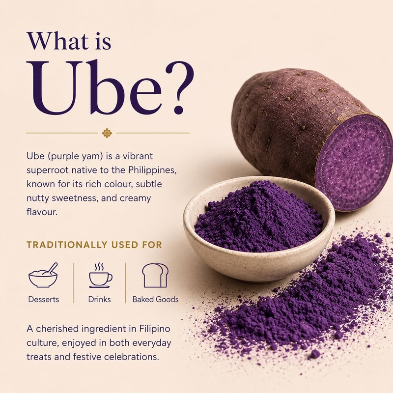 Ritual-Grade Ube Powder | Non-Clump Ube Extract for Drinks and
