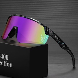 VAGHOZZ Polarized Cycling Sunglasses for Adult and Youth Men Women Unisex UV Protection Eyewear Goggles for Baseball Outdoor - LY4