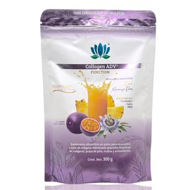 Colágeno Hidrolizado Maracuyá Piña 300 g Collagen ADV Pure Health