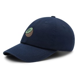 JPAK Kiwi Premium Dad Hat Embroidered Cotton Baseball Cap Fruit Navy