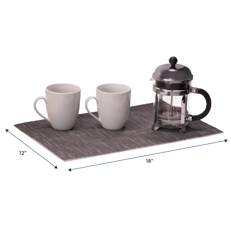 S&T INC. Coffee Mat, Absorbent Bar Mat for Coffee Maker