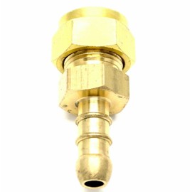 Qc British Made 10mm COMPRESSION FITTING TO LPG FULHAM NOZZLE TO 8mm I/D HOSE