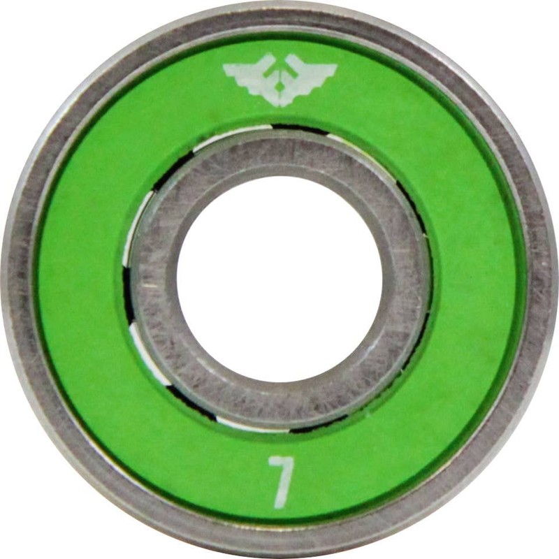 Fracture Skateboards Dual Coloured Skateboard Bearings Abec 7 Green Black