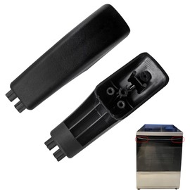 WB07X10034 2 Pack Oven Handle end caps Replacement Fits GE General Electric Hotpoint Stove Oven Door Handle, Replaces AP3623187, 242863, AH229187, EAP229187(Black)