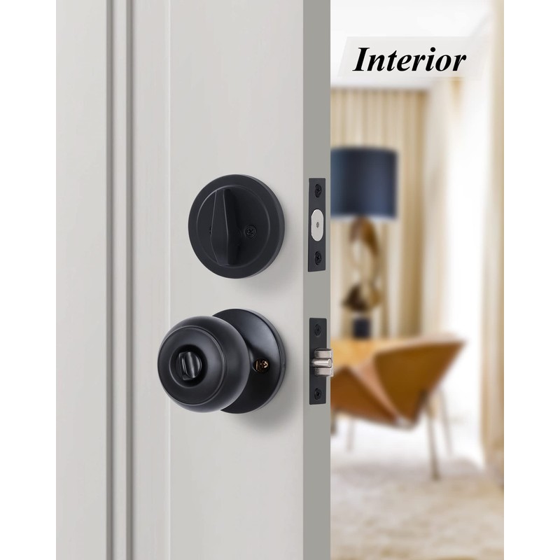 GITRANG All Keyed Identical Deadbolt Door knob Single Cylinder Deadbolt
