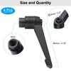 sourcing map 4pcs Clamping Lever Adjustable Handles M10 Metric Female