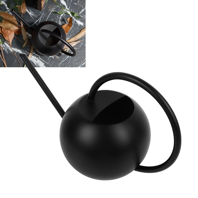 1000ml Watering Can Long Spout Watering Pot Stainless Steel Semi