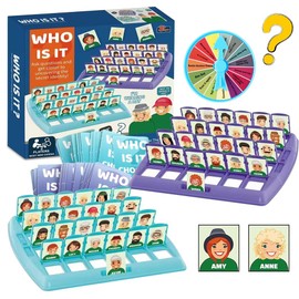 Family Guess Games, Who Is It Game, Who Am I Game, Who Is It Funny Guessing Game Board Game, Whats Their Name Funny Games for Family Parents Children Party